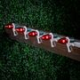 Picture of 5 Pack Red Smooth Glass C9 LED Bulbs