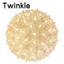 Picture of 150 Light 10" Clear Twinkling Starlight Spheres