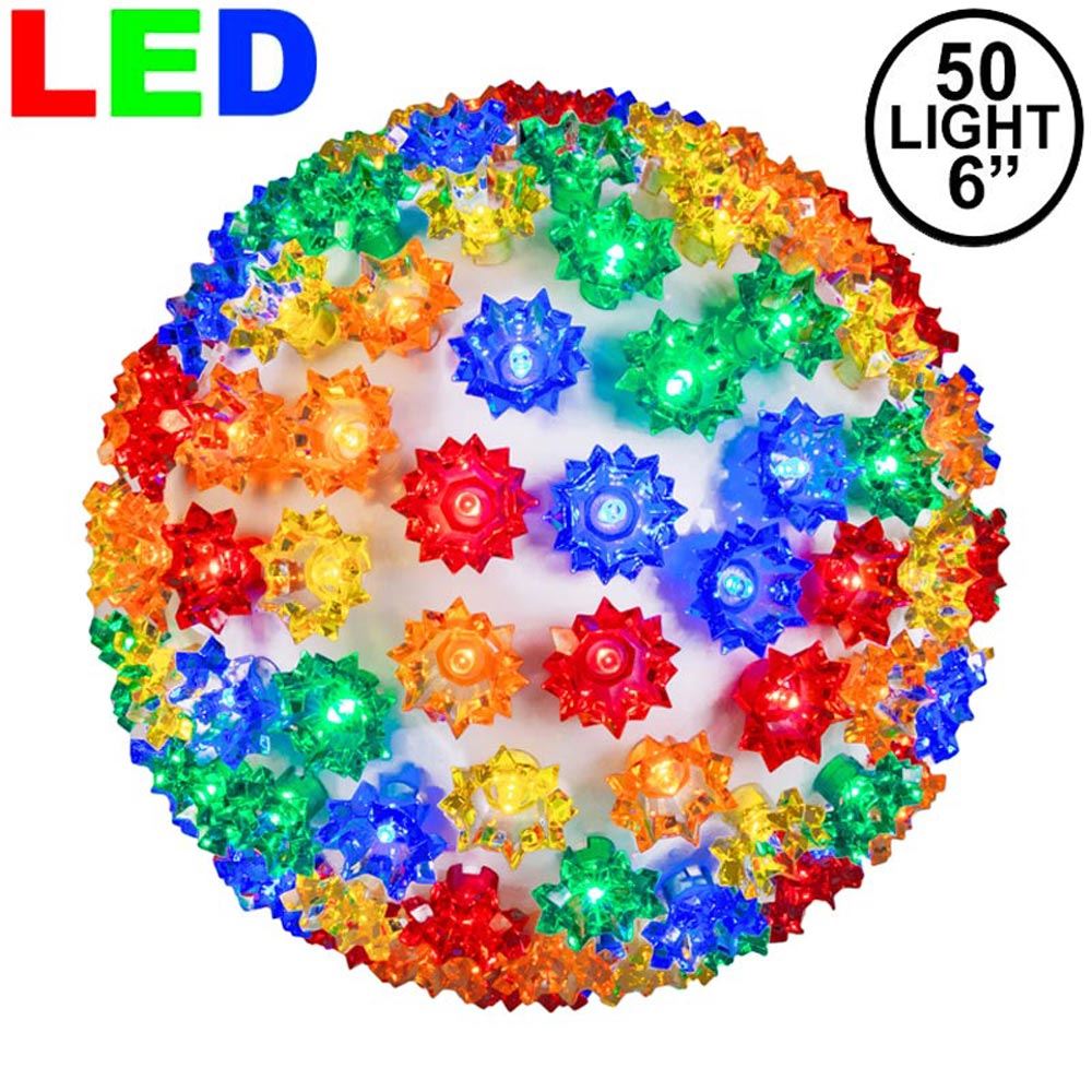 Picture of 50 Multi LED 6" Sphere
