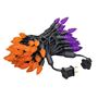 Picture of *NEW* True Twinkle Purple/Orange 70 LED C6 Strawberry Mini Lights Commercial Grade on Black Wire