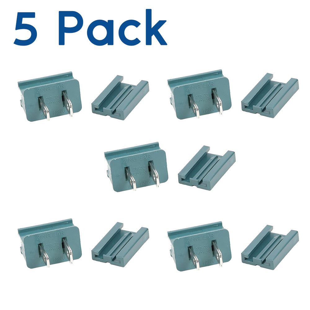 Picture of SPT-2 Male Plugs Green - 5 Pack