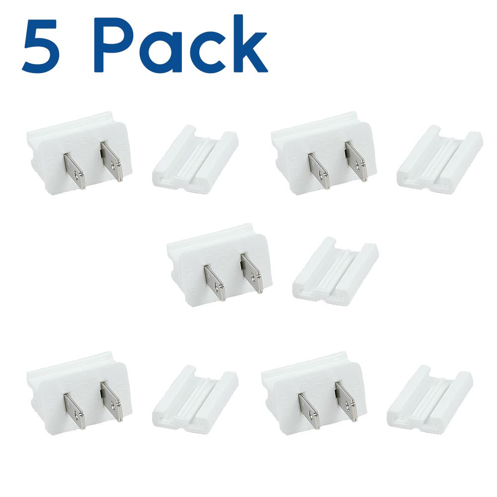 Picture of SPT-1 Male Plugs White - 5 Pack