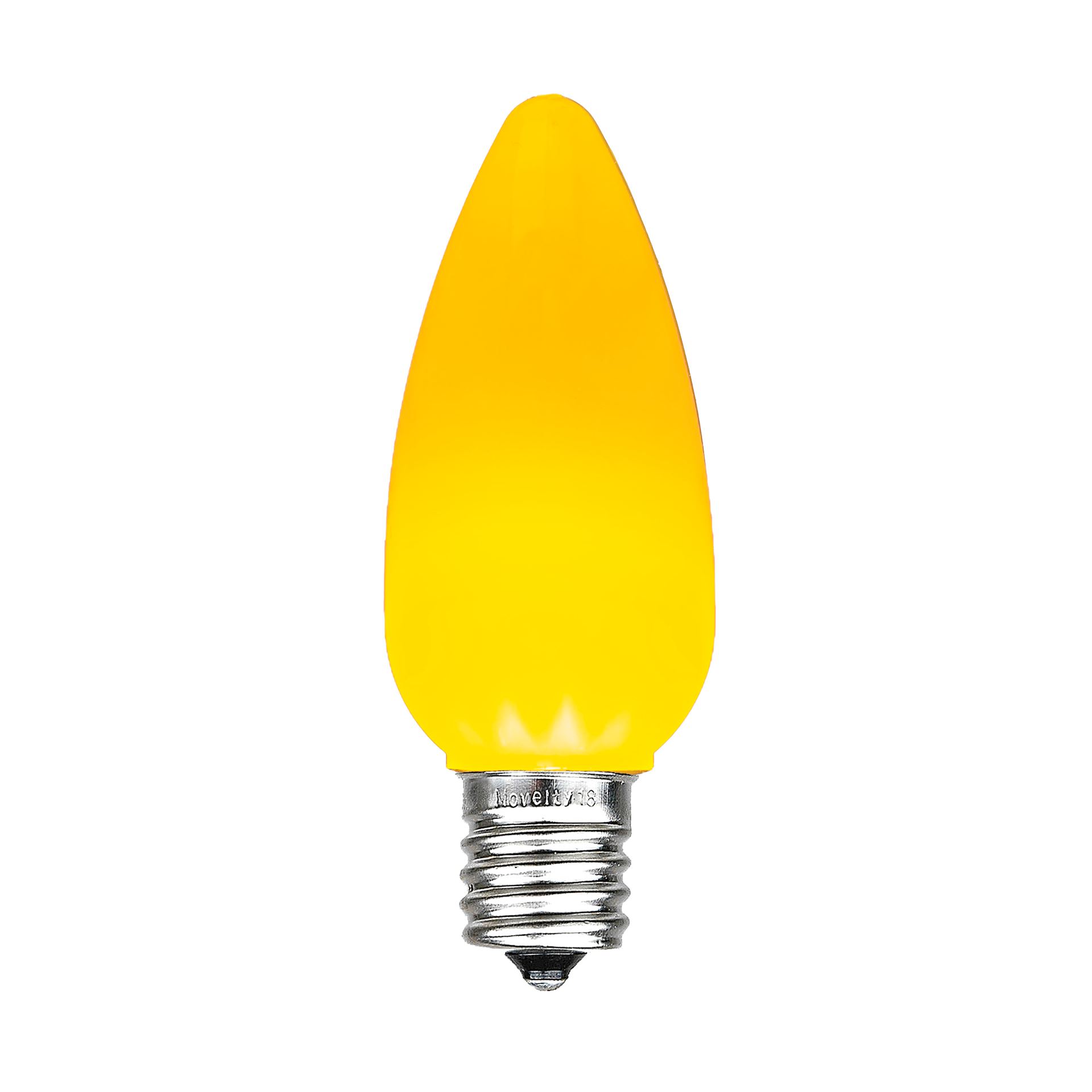Picture of C9 - Yellow - Ceramic (plastic) LED Replacement Bulbs - 25 Pack