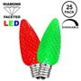 Picture of Red/Green C9 LED Replacement Bulbs 25 Pack