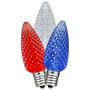 Picture of Red/White/Blue C9 LED Replacement Bulbs 25 Pack