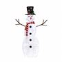 Picture of 48 in. Snowflake Fabric Snowman with 120 Cool White LED Lights
