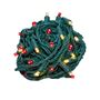 Picture of Commercial Grade Wide Angle 50 LED Red/Warm White 25' Long on Green Wire