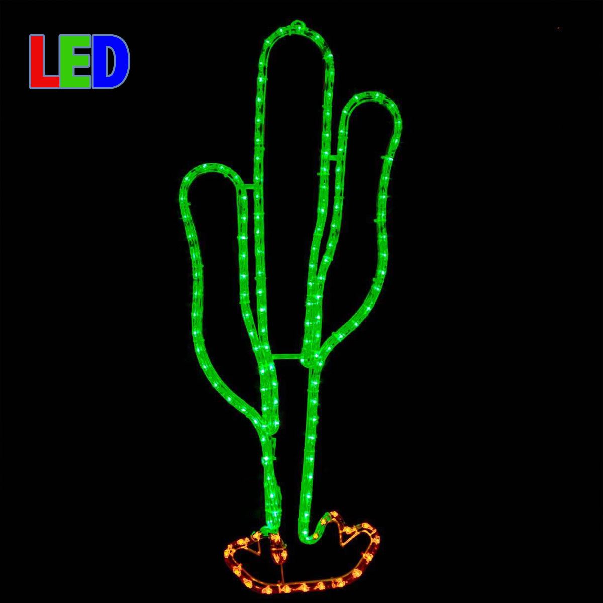 Picture of 29" Cactus LED Rope Light Motif