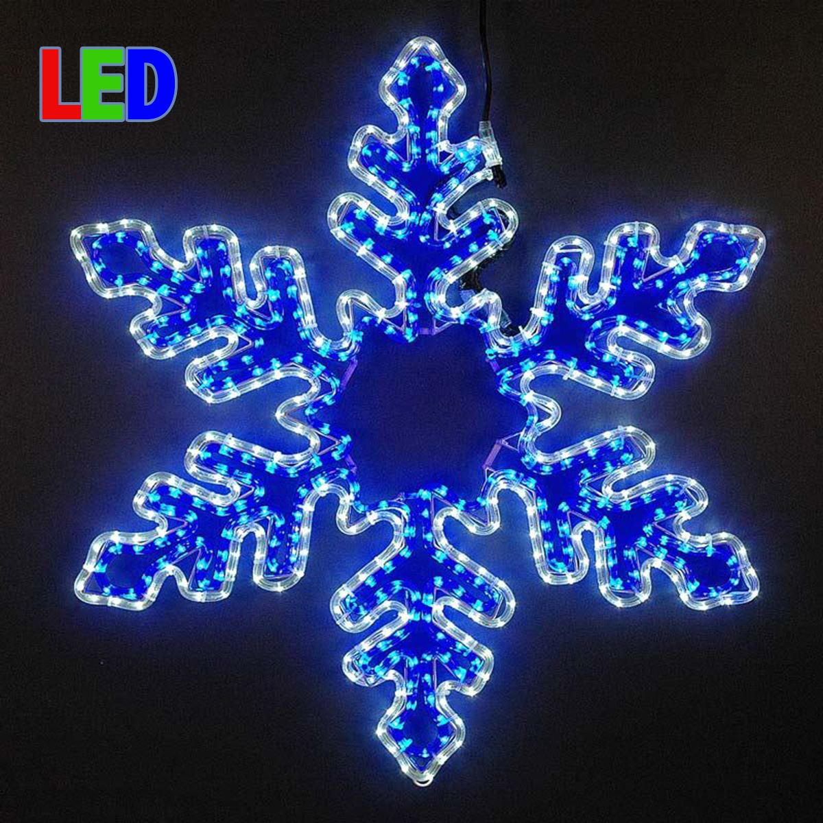 Picture of 36" LED Snowflake-Cool White & Blue