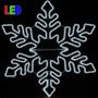 Picture of 5' Fancy LED Snowflake Cool White
