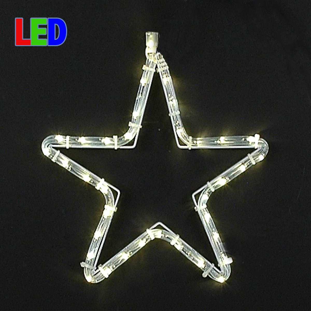 Picture of 12" Small Christmas Star LED Rope Light Motif