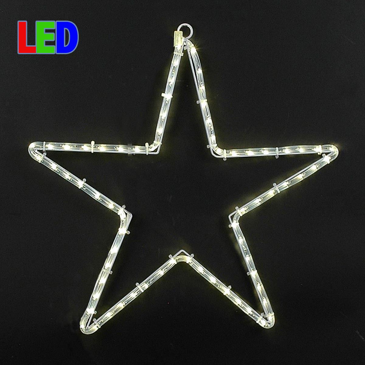 Picture of 24" Large Star Christmas LED Rope Light Motif