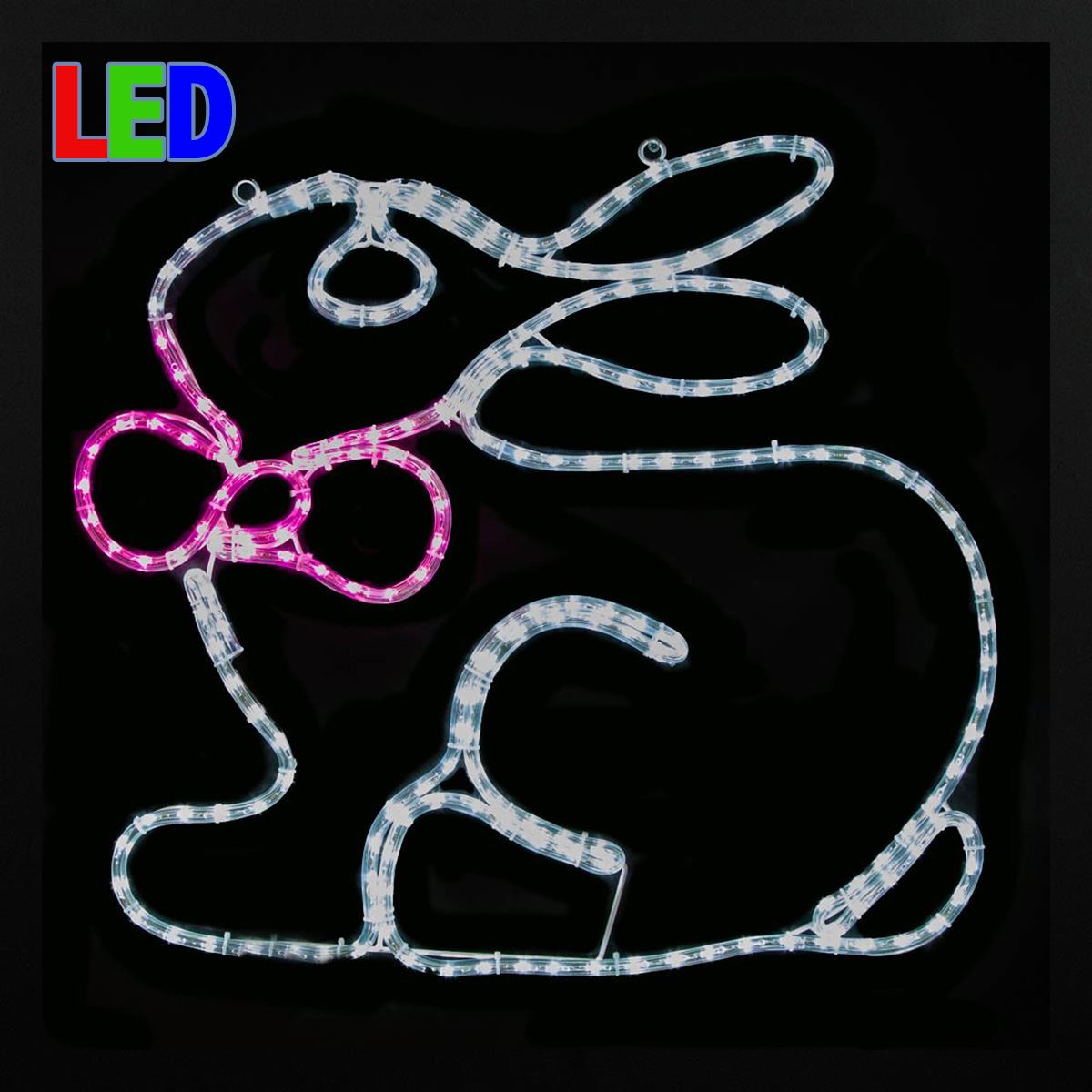 Picture of 24" Easter Bunny LED Rope Light Motif