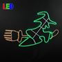 Picture of 40" Flying Witch LED Rope Light Motif 