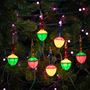 Picture of Red/Blue/Yellow Bubble Light With Multi Base Replacements 3 Pack 