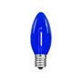 Picture of Blue C9 LED Plastic Filament Replacement Bulbs 25 Pack 
