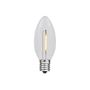 Picture of Warm White C7 LED Plastic Filament Replacement Bulbs 25 Pack