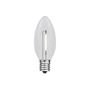Picture of Pure White C7 LED Plastic Filament Replacement Bulbs 25 Pack