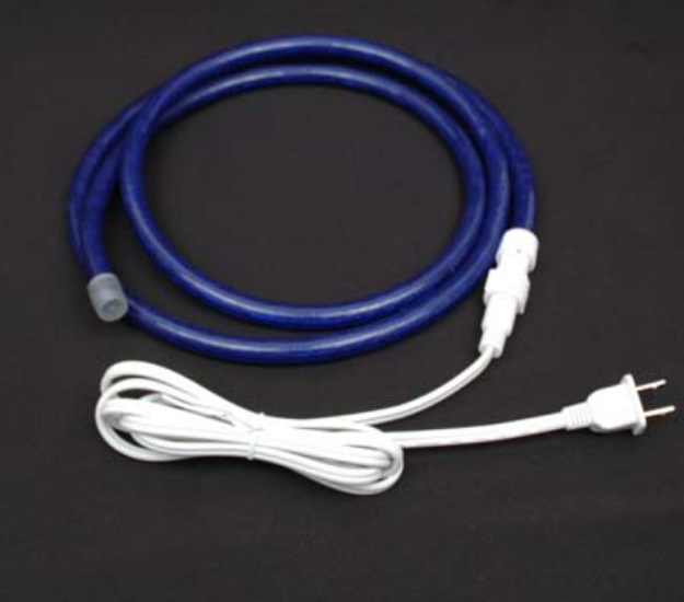 Christmas Lights | Novelty LightsCustom Blue Rope Light Kit 120V 1/2 ...