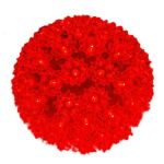 100 Red LED 7.5" Sphere
