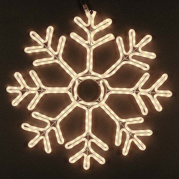 24" Deluxe Rope Light Snowflake