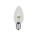 C7 - Warm White - Glass LED Replacement Bulbs - 25 Pack