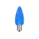 Blue C7 LED Replacement Bulbs 25 Pack