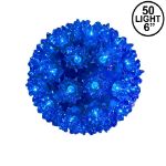 Blue 50 Light Mini Starlight Sphere 6"