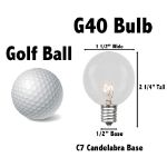 Purple Satin G40 Globe Replacement Bulbs 25 Pack
