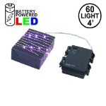 Battery Operated LED Micro Fairy Light Set 60 Light Pink***On Sale***
