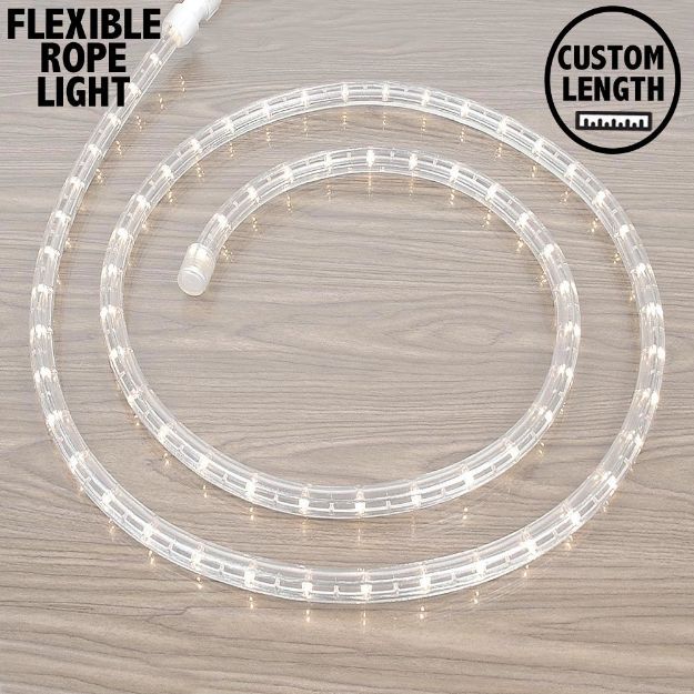 Clear Rope Light Custom Cut 1/2" 120V Incandescent