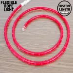 Pink Rope Light Custom Cut 1/2" 120V Incandescent