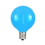 Blue - G40 - Plastic Filament LED Replacement Bulbs - 25 Pack