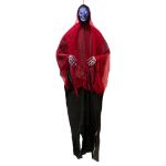 Occasions 6ft Tall Hanging Grim Reaper with Projection Face - Halloween Decoration