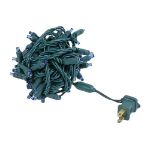 Commercial Grade Wide Angle 70 LED Blue 35.5' Long on Green Wire