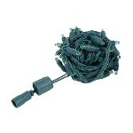 Coaxial 25 LED Green 6" Spacing Green Wire
