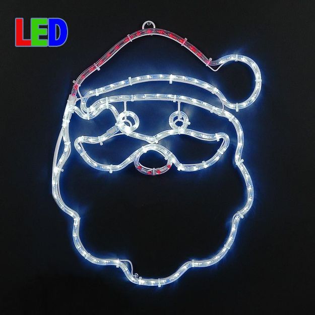20" Santa Claus LED Rope Light Motif