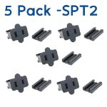 SPT-2 Female Sockets Black - 5 Pack